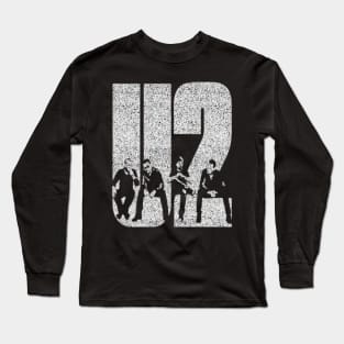 u2 white vintage Long Sleeve T-Shirt